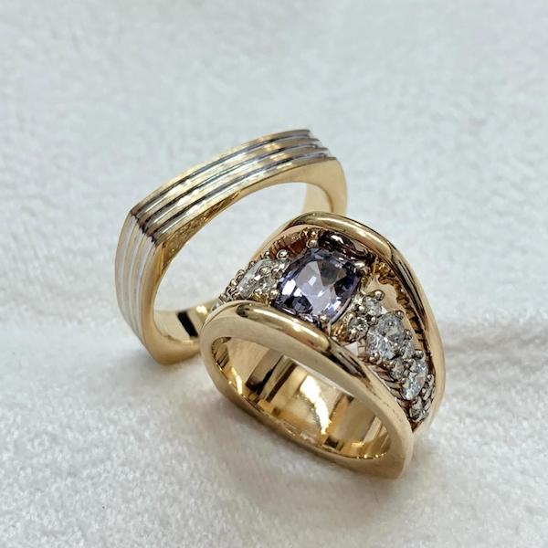 Custom jewellery piece by Zadel Jewellery Studio